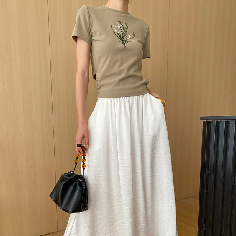 CHARM PICK T Shirt Women's Yellow-2