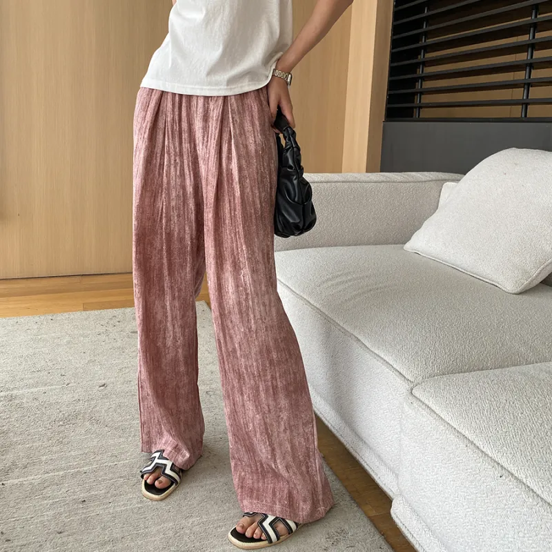CHARM PICK Casual Pants Women's Pink-3