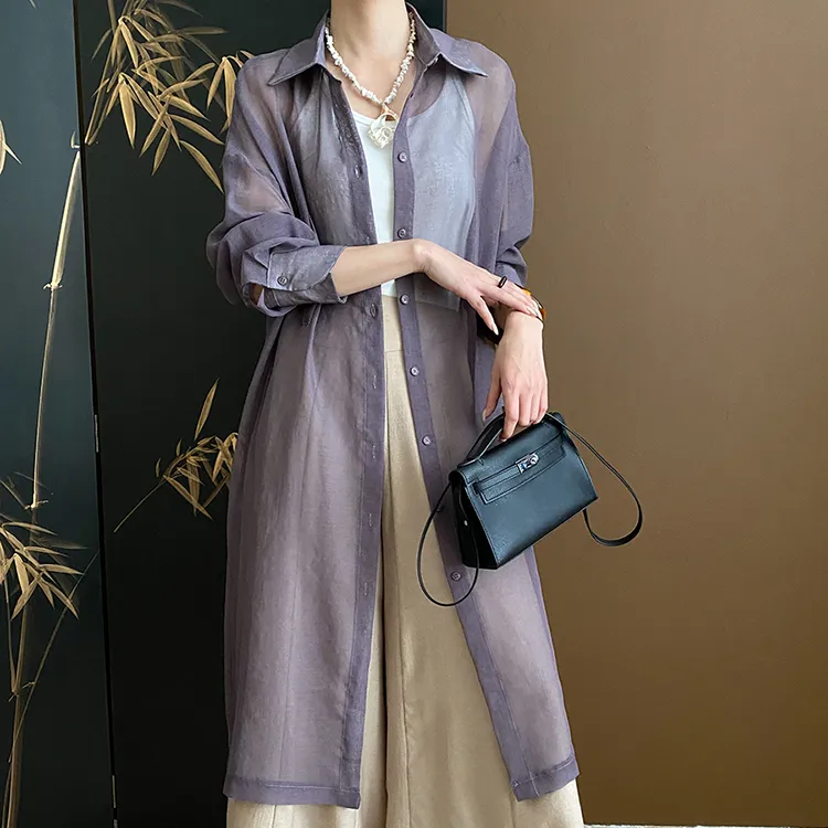 CHARM PICK Shirt Women's Coffee-2