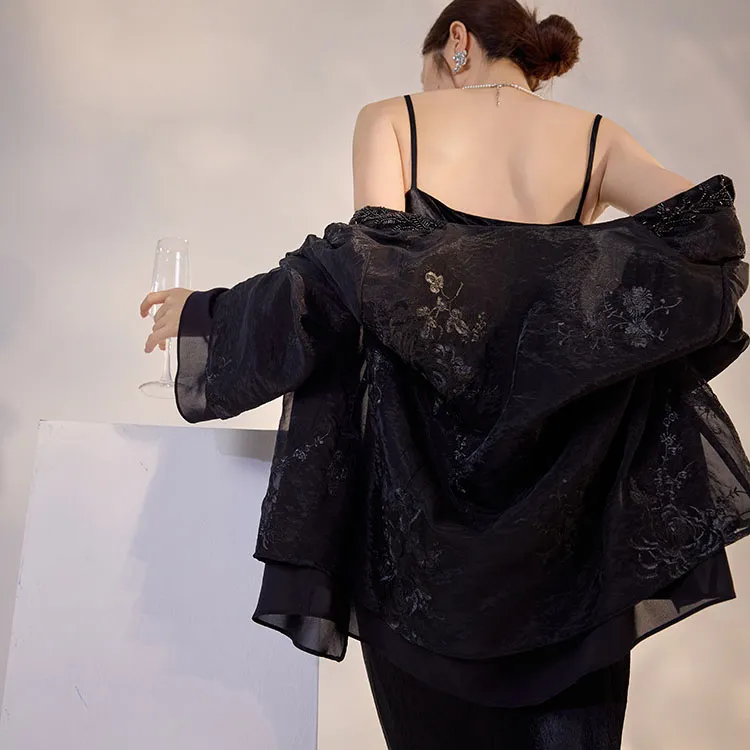 CHARM PICK Shirts Women's Black-5