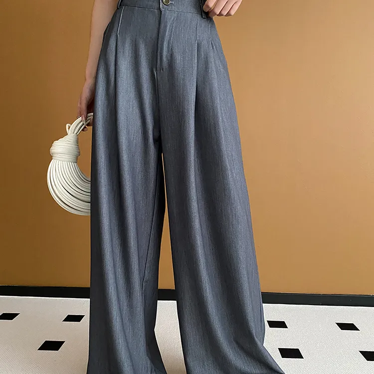 CHARM PICK Casual Pants Women's Dark Gray-6