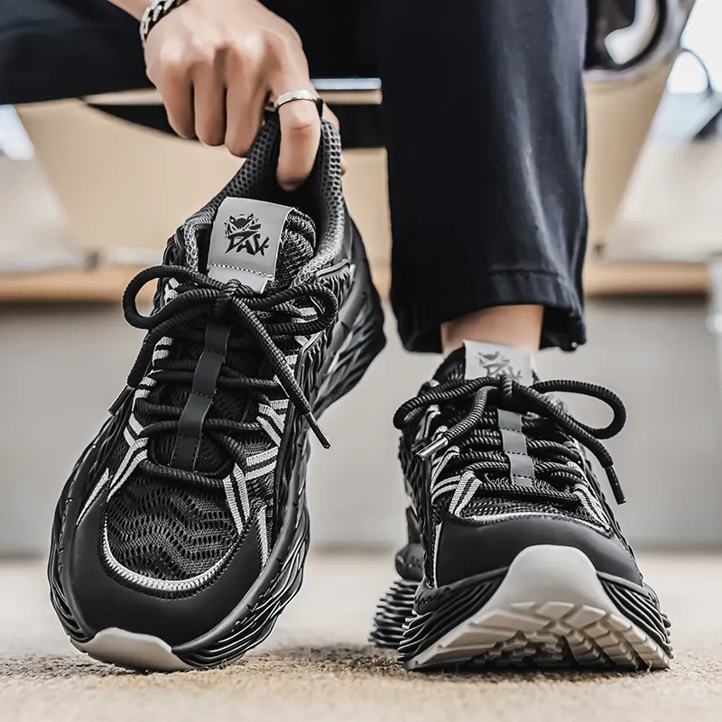 DAFK Breathable Height Increase Low Top Chunky Sneakers Men's-8
