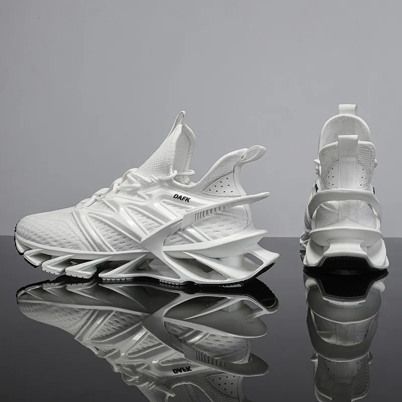 DAFK Anti Slip Wear Resistant Low Top Training Physical Fitness Test Physical Exam Racing Running Shoes Men's-9