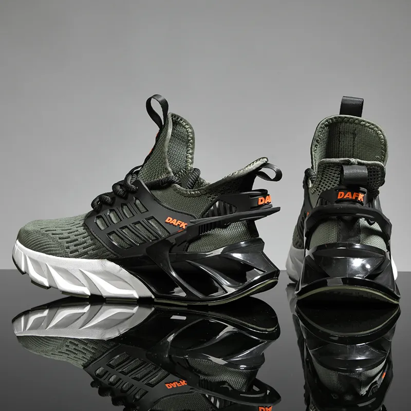 DAFK Coverage Support Lightweight High Top Casual Training Running Shoes Men's-15