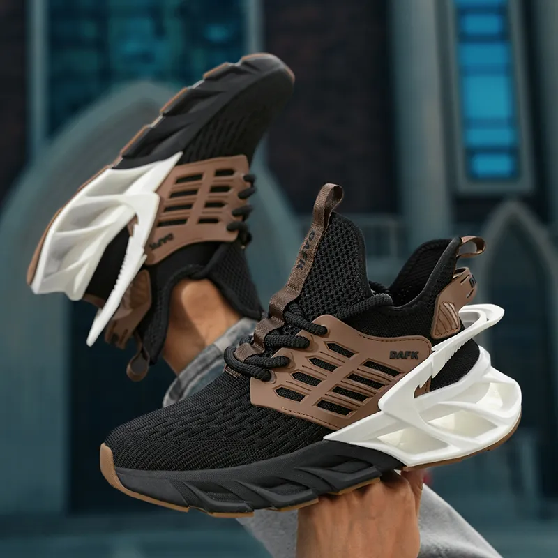 DAFK Coverage Support Lightweight High Top Casual Training Running Shoes Men's-23