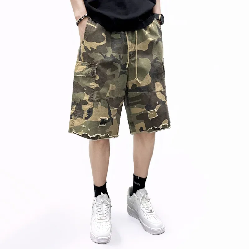 Maserati Casual Shorts Unisex Camouflage-4