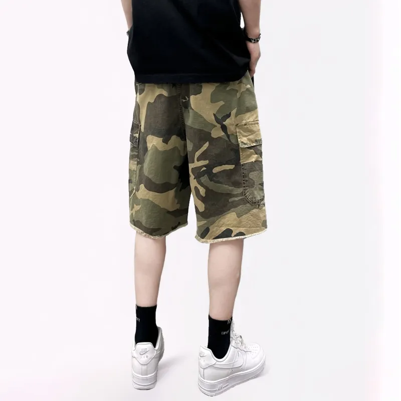 Maserati Casual Shorts Unisex Camouflage-3