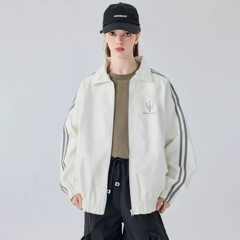 Maserati Jackets Coats Unisex Beige-3