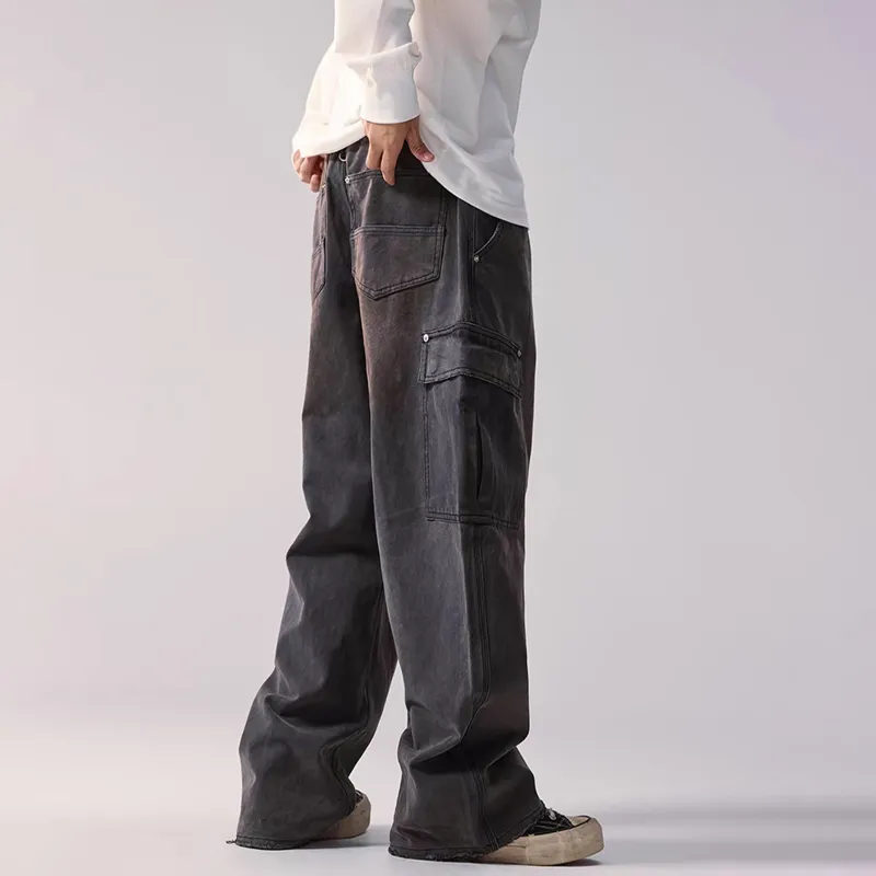 Maserati Casual Pants Unisex Dark Gray-4