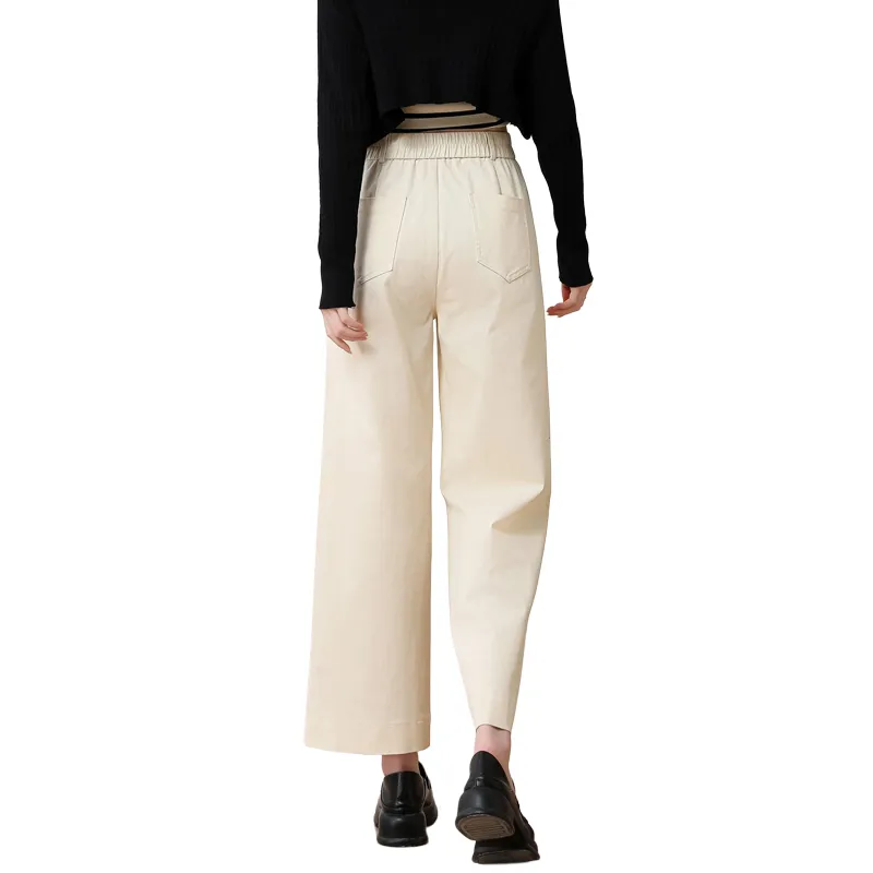 SITOL Casual Pants Unisex Angora Red-22