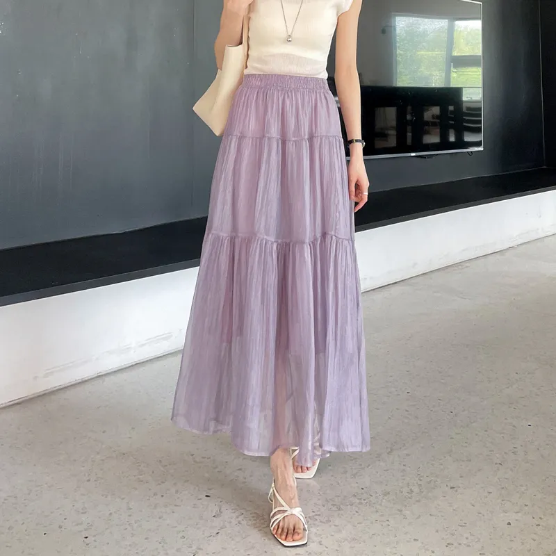 SITOL Casual Long Skirt Women's-3