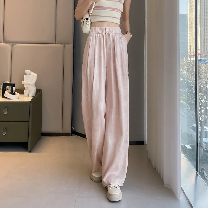 SITOL Casual Pants Women's Pink-5