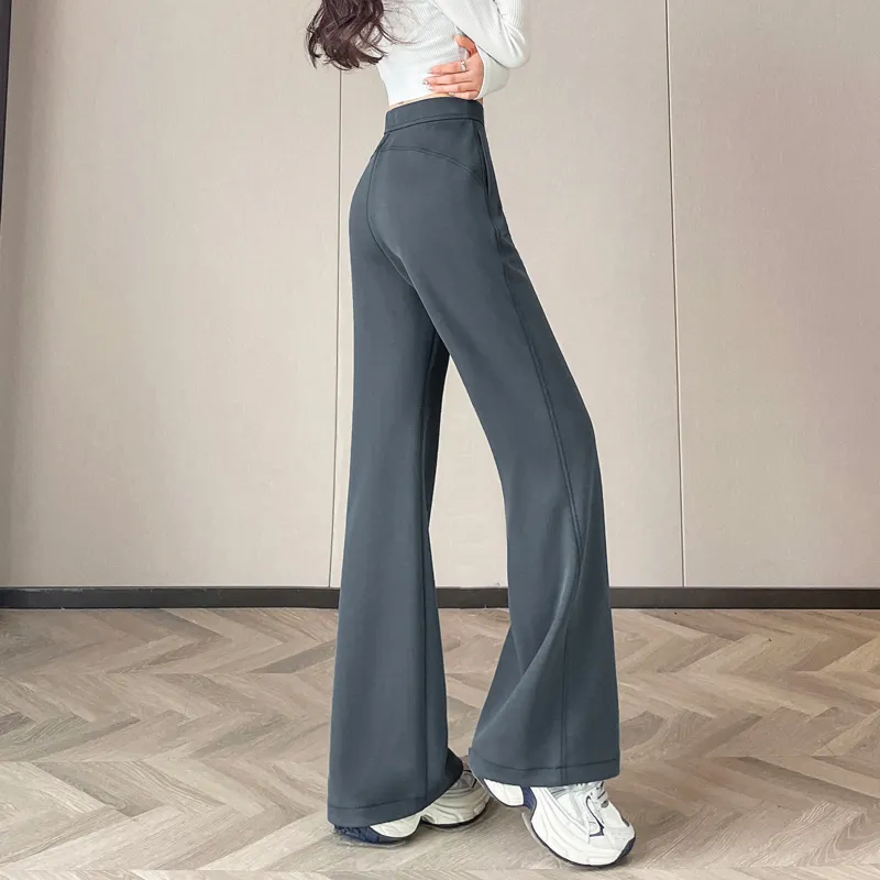 SITOL Casual Pants Women's Mustard Green-20
