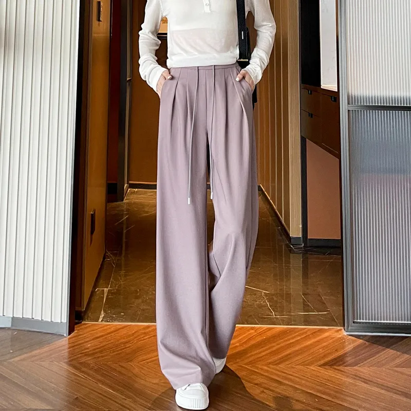SITOL Casual Pants Women's Pink Purple-2