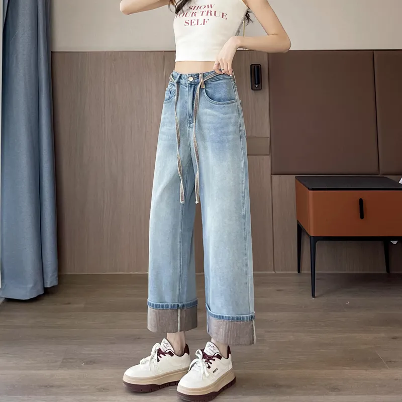 SITOL Jeans Women's Blue-5