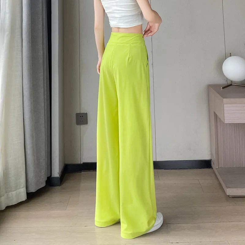 SITOL Casual Pants Women's Neon Green-6