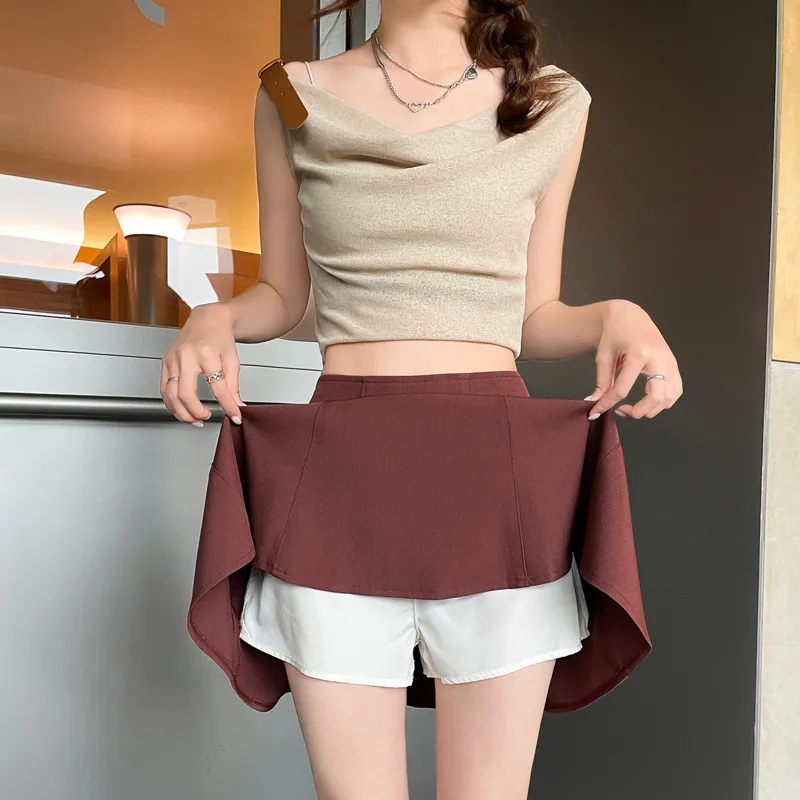 SITOL Casual Short Skirts Women's-9