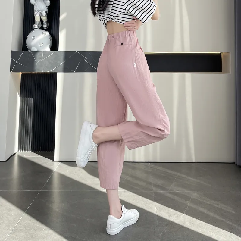 SITOL Casual Pants Women's Pink-6
