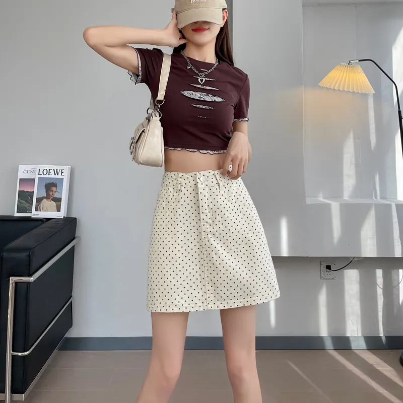 SITOL Casual Short Skirts Women's-5