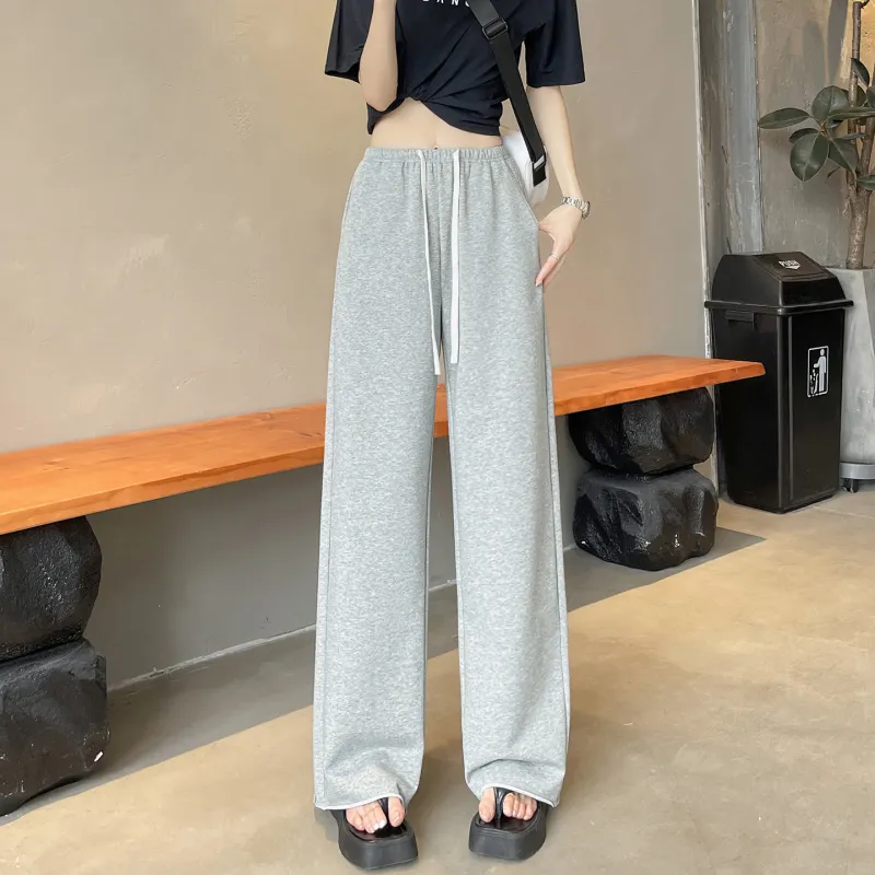 SITOL Casual Pants Women's Gray-2