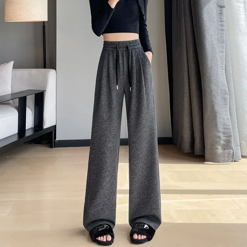 SITOL Casual Pants Women's Gray-5