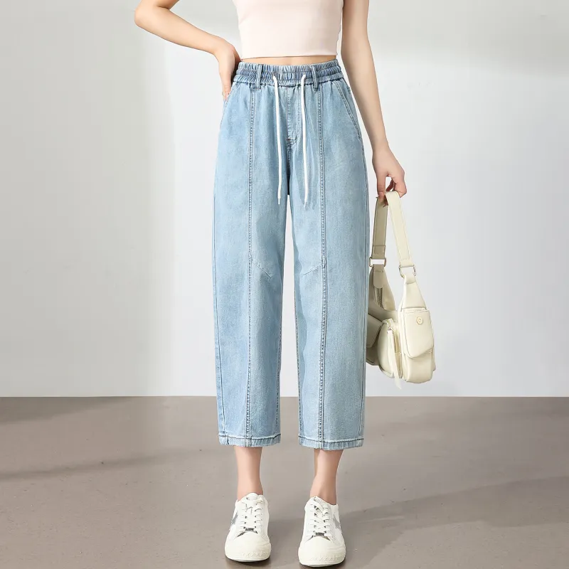 SITOL Denim Shorts Women's Blue-2