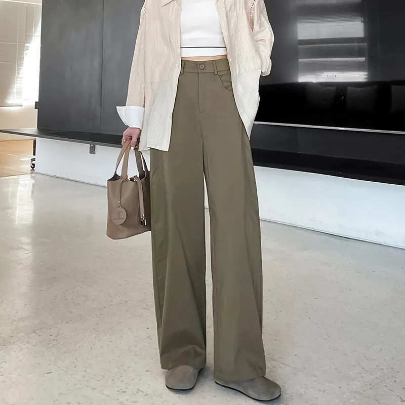 SITOL Casual Pants Women's Khaki-11