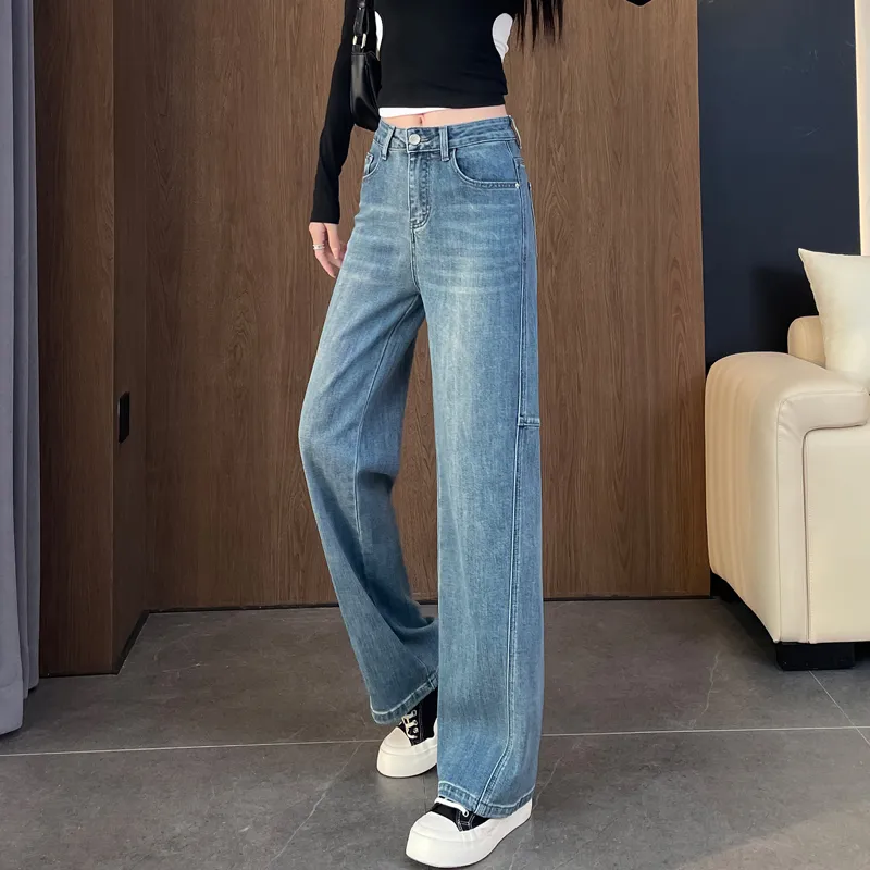 SITOL Jeans Women's Blue-5