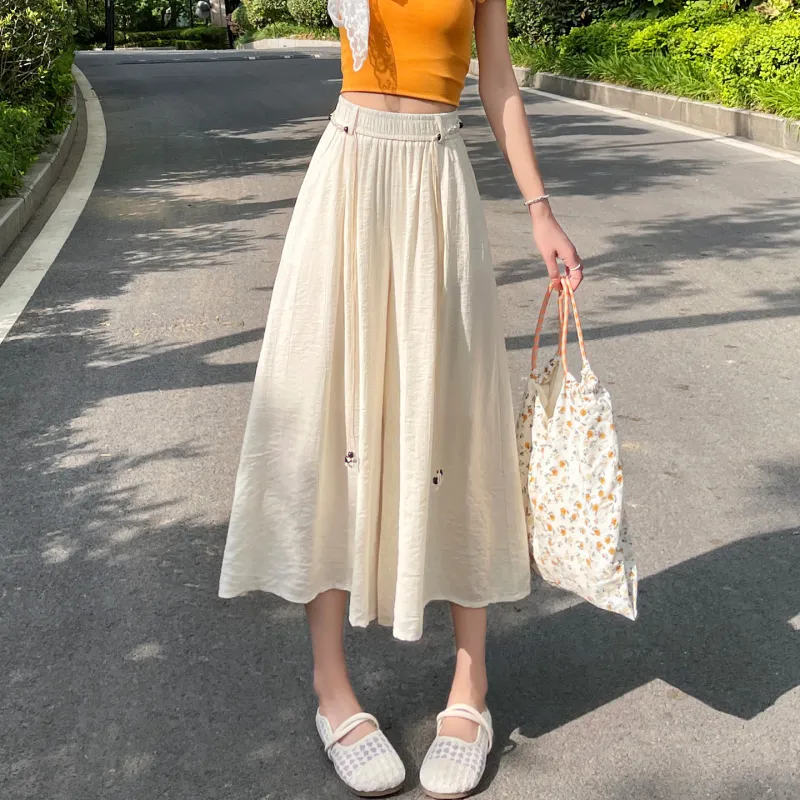 SITOL Casual Long Skirt Women's-2