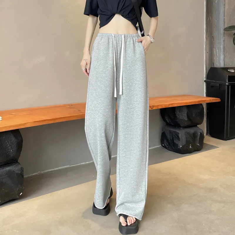 SITOL Casual Pants Women's Gray-3