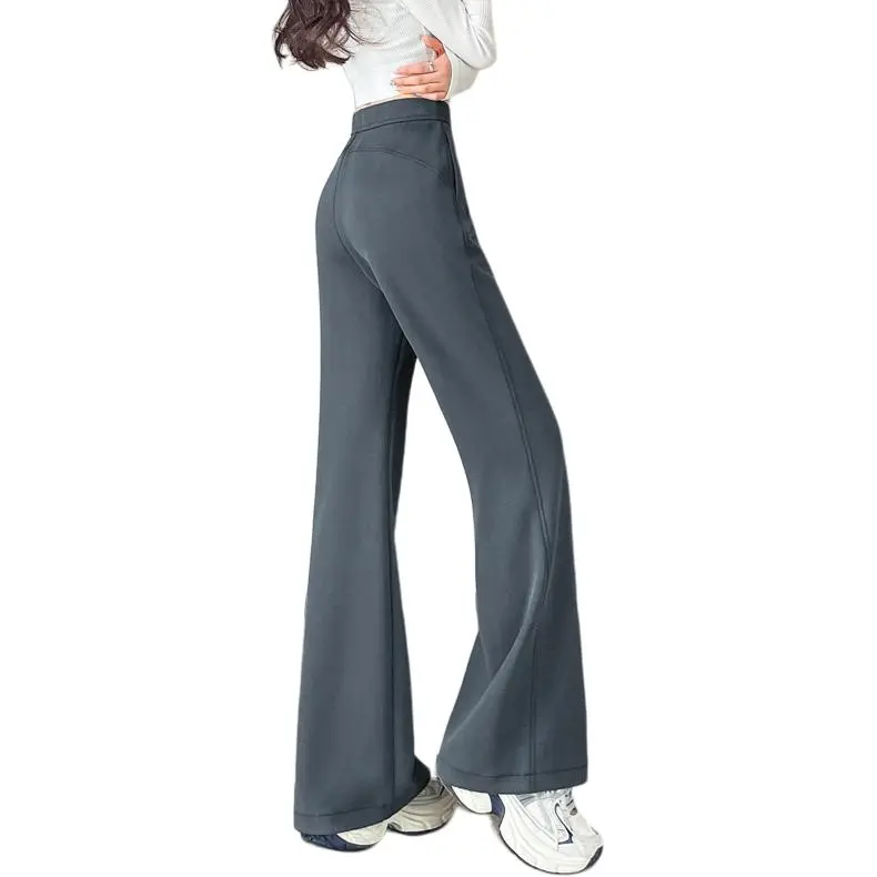 SITOL Casual Pants Women's Mustard Green-15