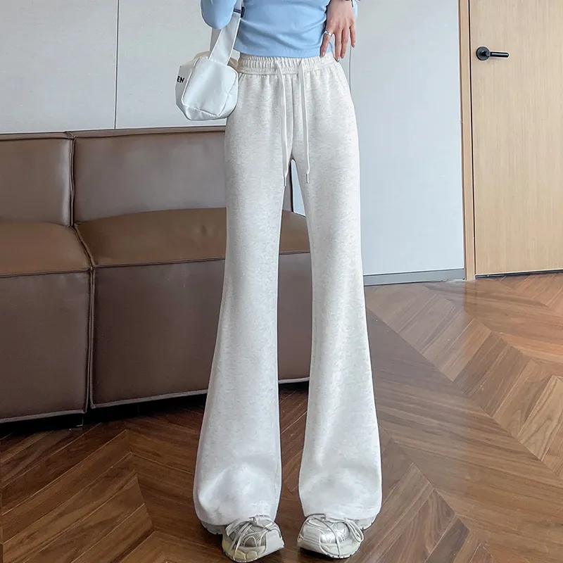 SITOL Casual Pants Women's Hemp White-16