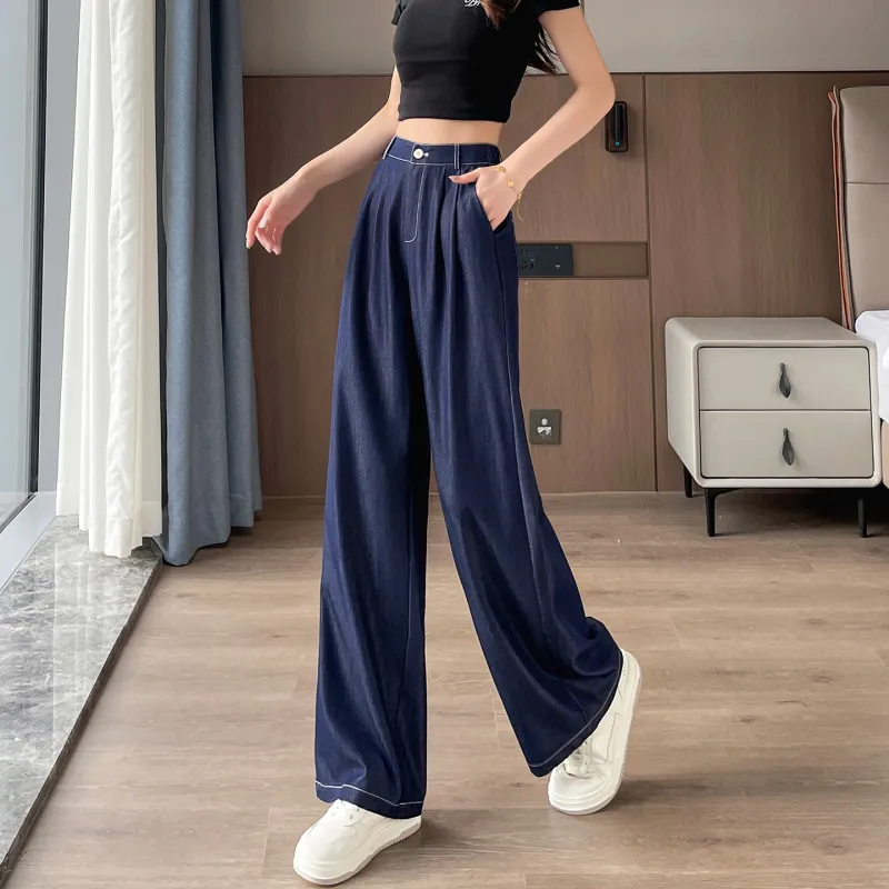 SITOL Jeans Women's Dark Blue-5