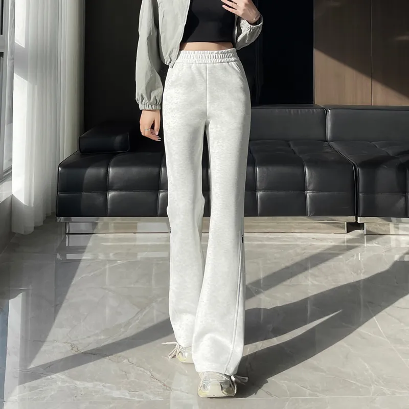 SITOL Casual Pants Women's Light Gray-17