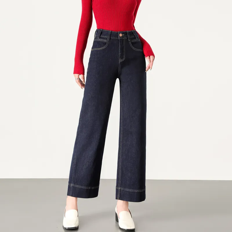 SITOL Jeans Women's Dark Blue-5