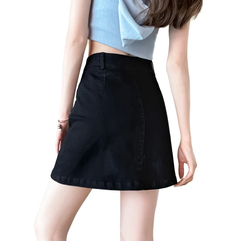 SITOL Denim Short Skirts Women's-8