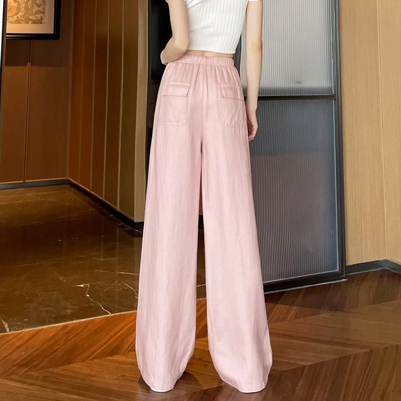 SITOL Casual Pants Women's Pink-13