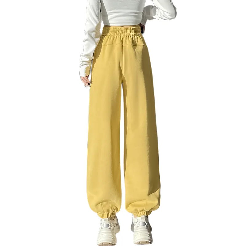 SITOL Casual Pants Women's Lemon-1