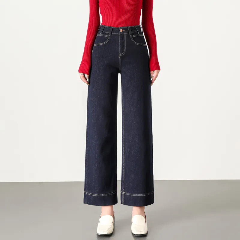 SITOL Jeans Women's Dark Blue-2