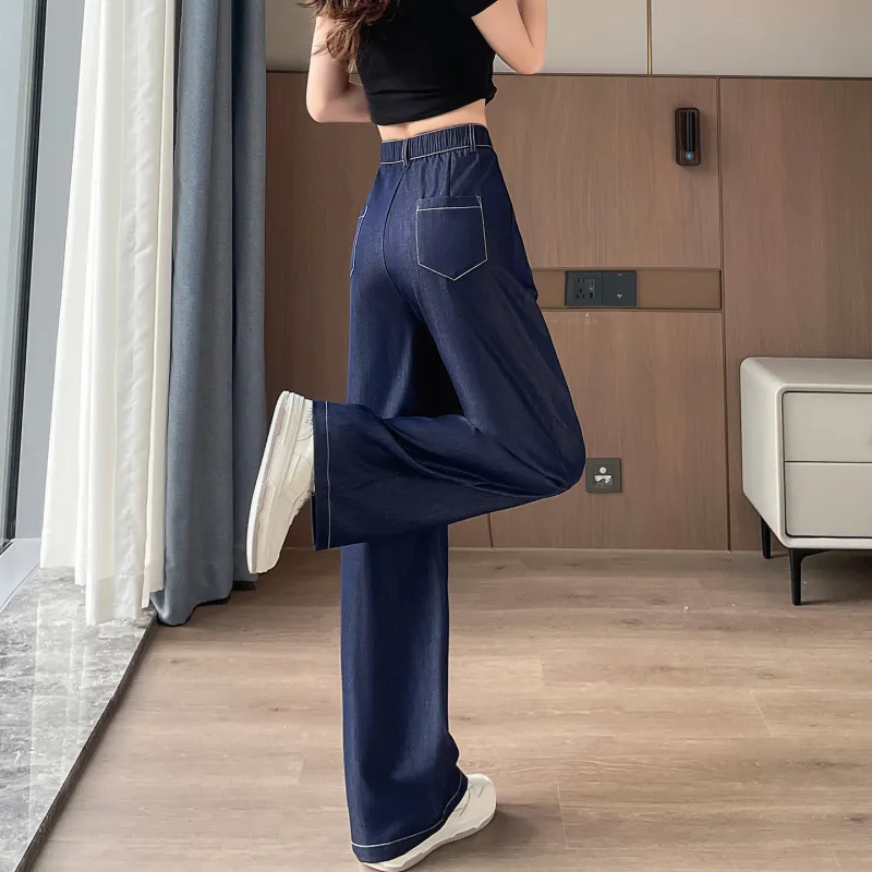SITOL Jeans Women's Dark Blue-6