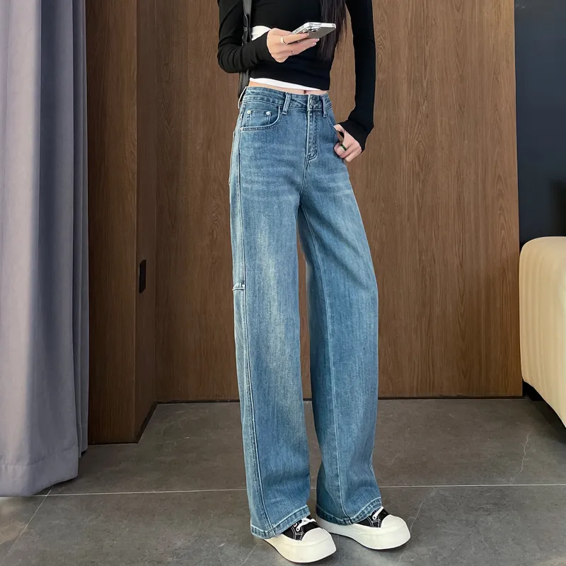 SITOL Jeans Women's Blue-4