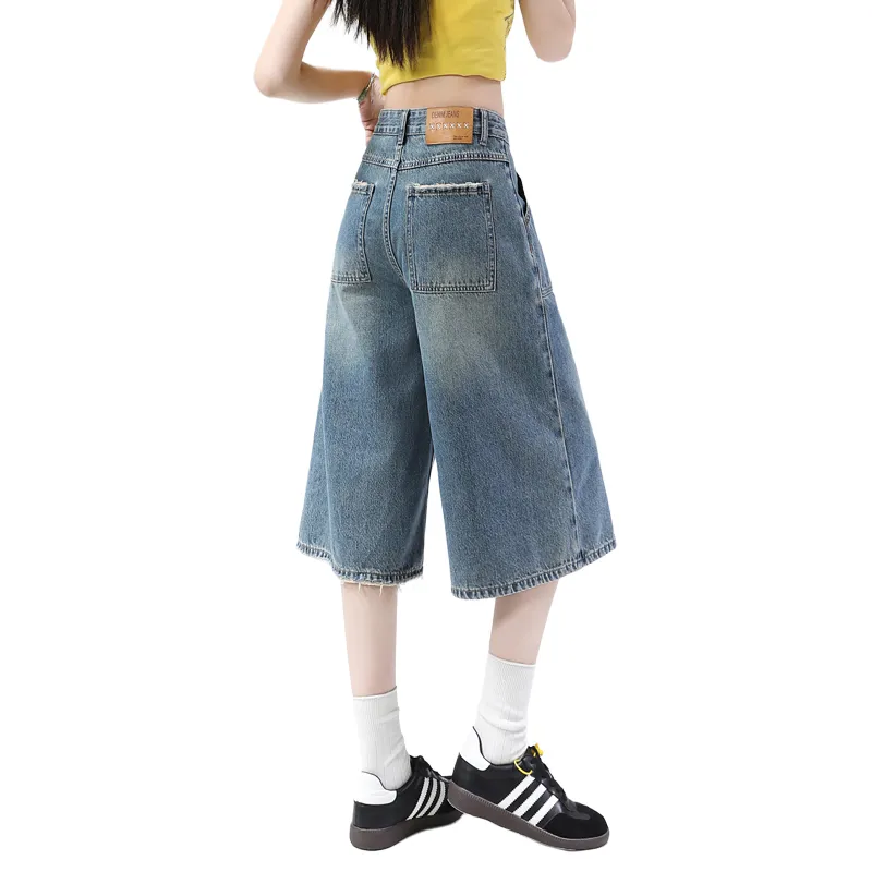 SITOL Denim Shorts Unisex Blue-1