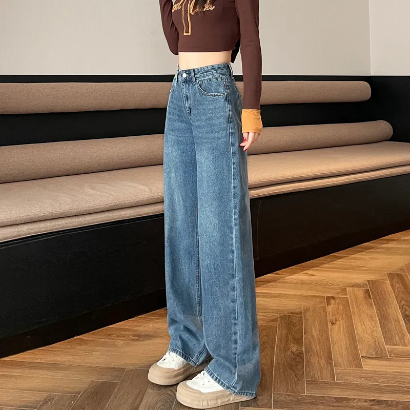 SITOL Casual Pants Women's Blue-12