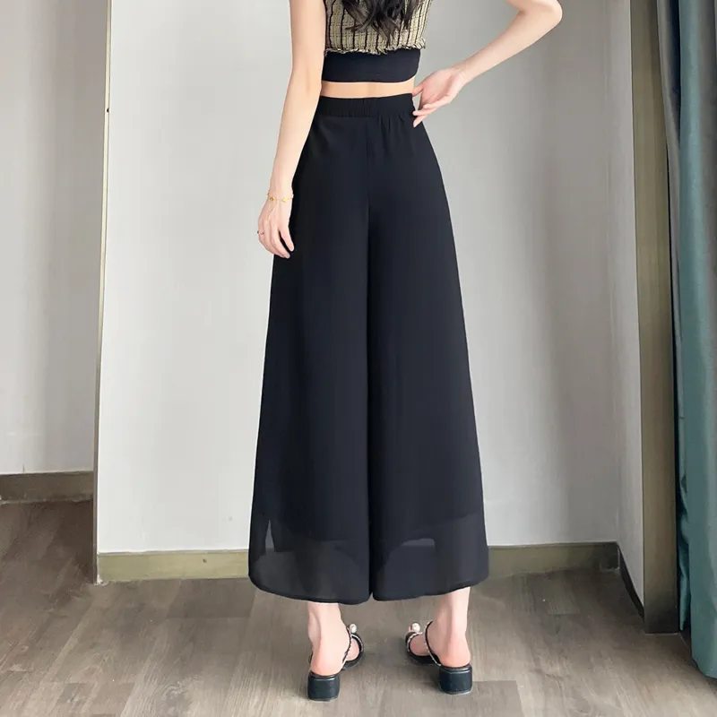 SITOL Casual Long Skirts Women's Black-6