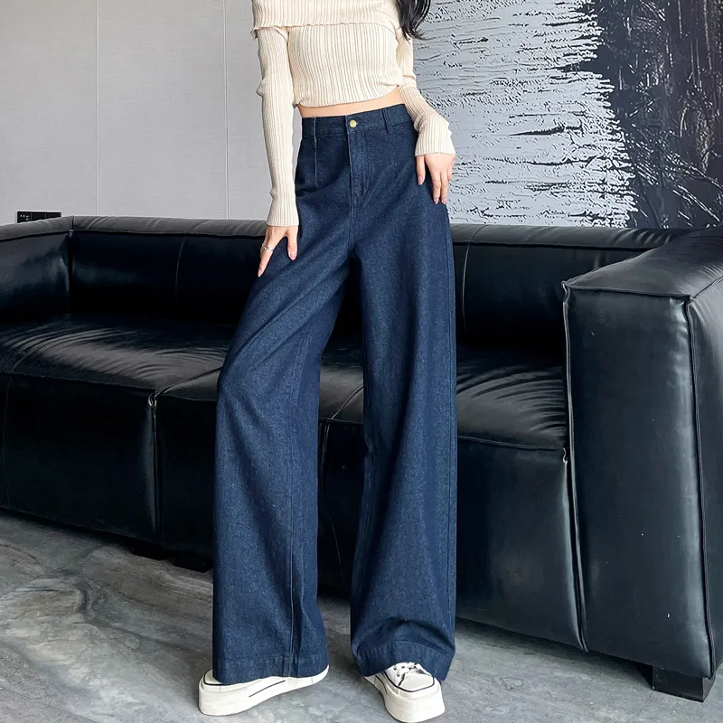 SITOL Jeans Women's Dark Blue-5