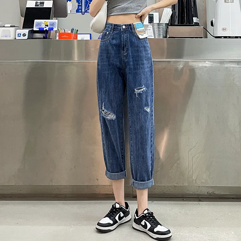 SITOL Jeans Women's Blue-4