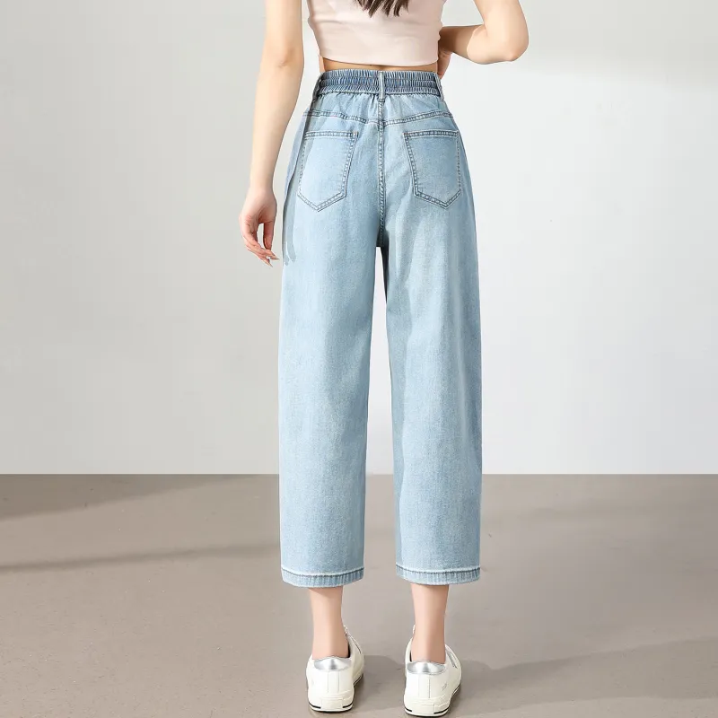 SITOL Denim Shorts Women's Blue-6