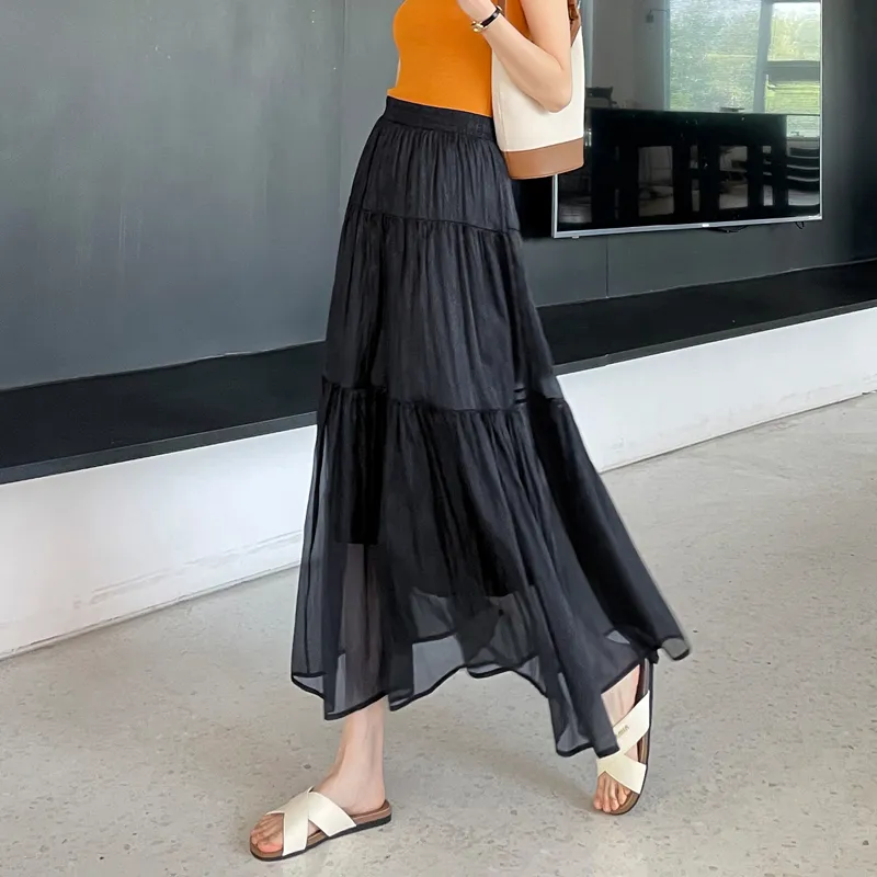 SITOL Casual Long Skirt Women's-26
