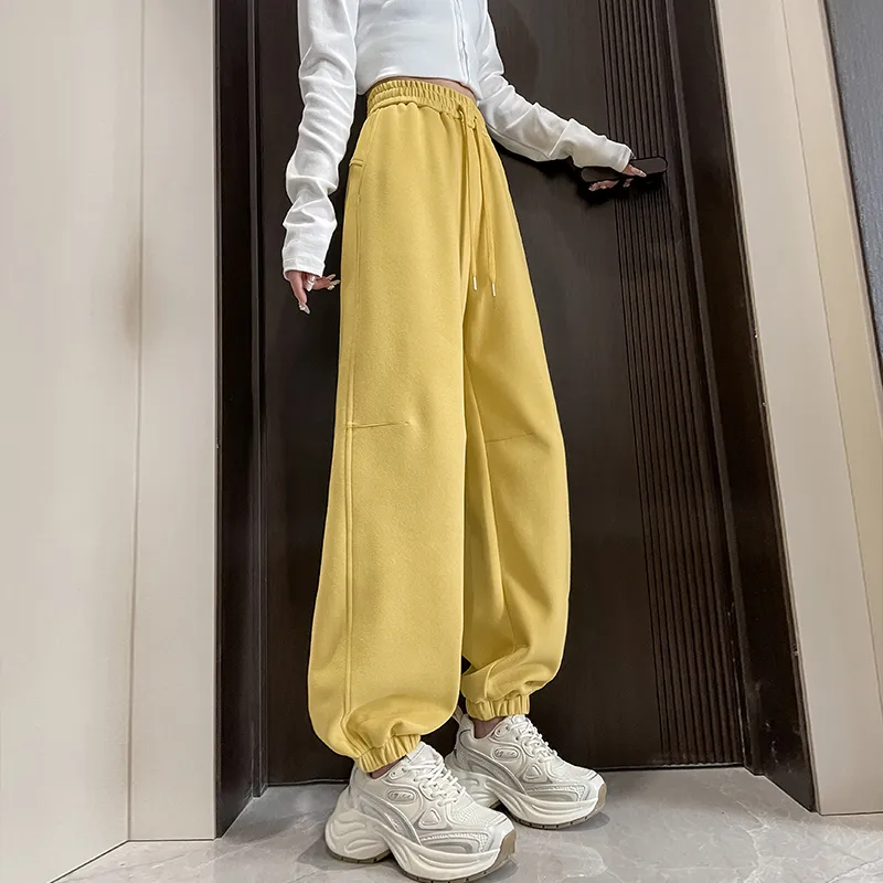 SITOL Casual Pants Women's Lemon-5