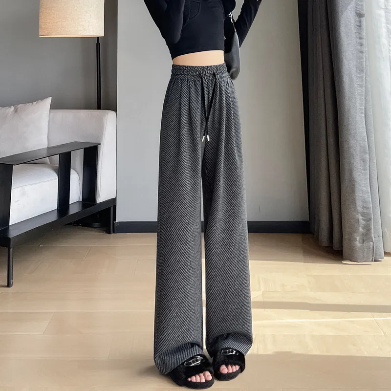 SITOL Casual Pants Women's Gray-7